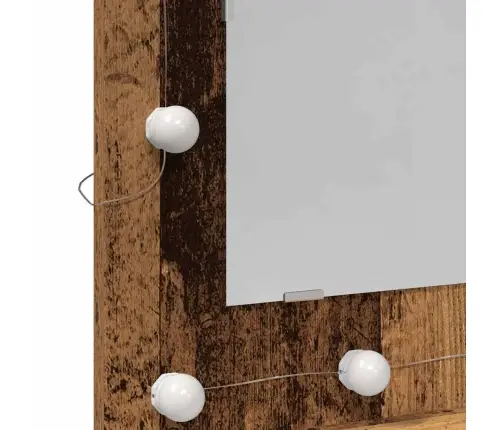 Veidrodžio Spinta Su Lentyna Sena Mediena 60 X 31,5 X 62 Cm