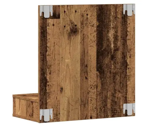 Veidrodžio Spinta Su Lentyna Sena Mediena 60 X 31,5 X 62 Cm