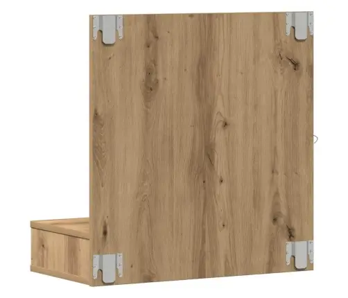 Tualetes Vienība Ar Spoguli Amatnieku Ozols Mdf, Stikls Vidaxl