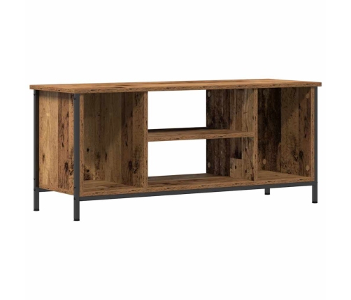 Izklaides Centrs Veca Koka Skaidu Plātne, Metāls 102 X 35 X 45 Cm Vidaxl