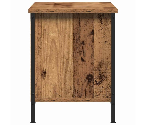 Izklaides Centrs Veca Koka Skaidu Plātne, Metāls 102 X 35 X 45 Cm Vidaxl