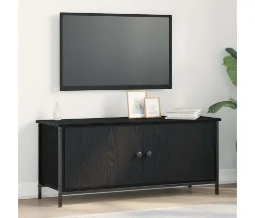 Televizoriaus Kabinetas Juoda Ąžuolo 100 X 35 X 45 Cm