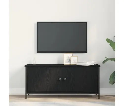 Televizoriaus Kabinetas Juoda Ąžuolo 100 X 35 X 45 Cm