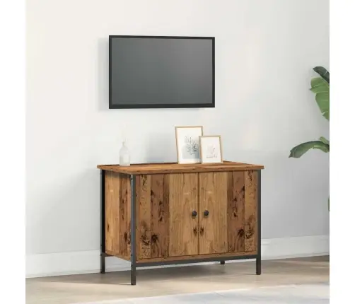 Vecā Koka Tv Stends Vecais Koks Koks 60 X 35 X 45 Cm Izturīgs Vidaxl