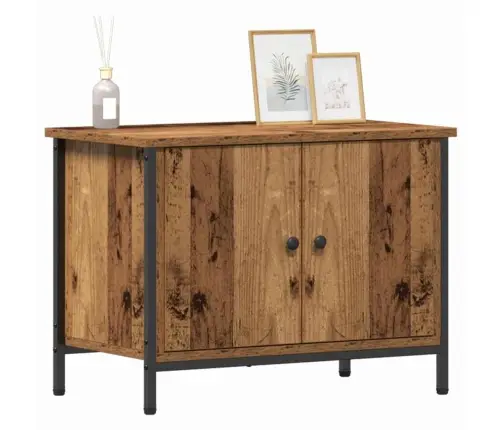 Vecā Koka Tv Stends Vecais Koks Koks 60 X 35 X 45 Cm Izturīgs Vidaxl