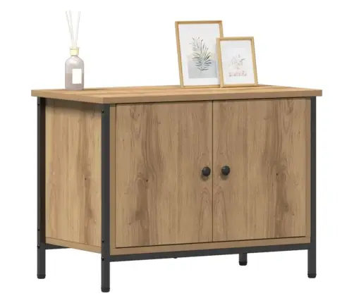 Tv Statīvs Meistara Ozols Skaidu Plātne 60 X 35 X 45 Cm Vidaxl