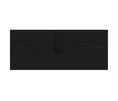 Melna Ozola Vannas Istaba Melns Ozols Mdf Vidējs Vidaxl