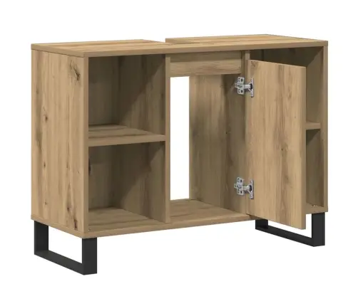 Vonios Spintelė Su Lentyna Amatininkų Ąžuolas 80 X 33 X 60 Cm