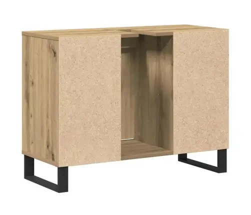 Vonios Spintelė Su Lentyna Amatininkų Ąžuolas 80 X 33 X 60 Cm