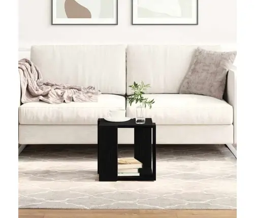 Kavos Staliukas Juoda Ąžuolo 32 X 32 X 30 Cm Apdirbta Mediena