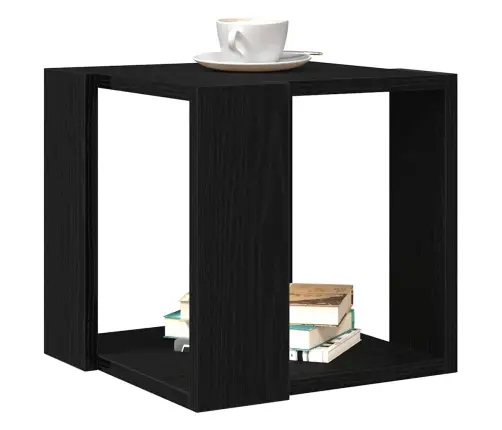 Kavos Staliukas Juoda Ąžuolo 32 X 32 X 30 Cm Apdirbta Mediena