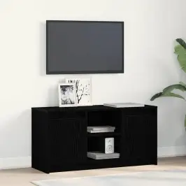 Televizora Skapīša Melna 100 X 34 X 50 Cm Inženierijas Koks Vidaxl