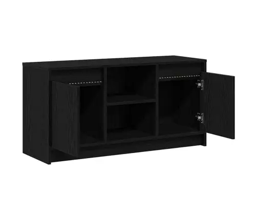 Televizoriaus Spintelė Juoda 100 X 34 X 50 Cm Apdirbta Mediena