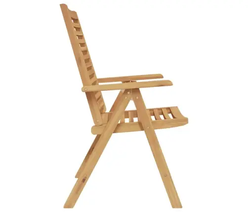 Dārza Krēsli Salokāmi 8 Gabali Masīvs Koks Tīkkoks Vidaxl