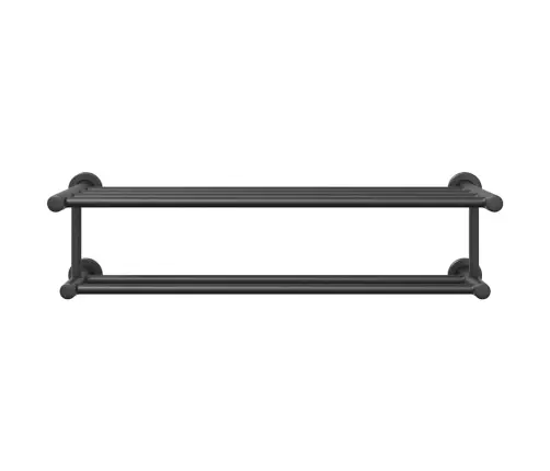 Rätikurek Must 61 X 23 X 17 Cm Roostevaba Teras