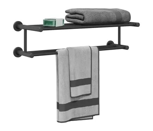 Rätikurek Must 61 X 23 X 17 Cm Roostevaba Teras