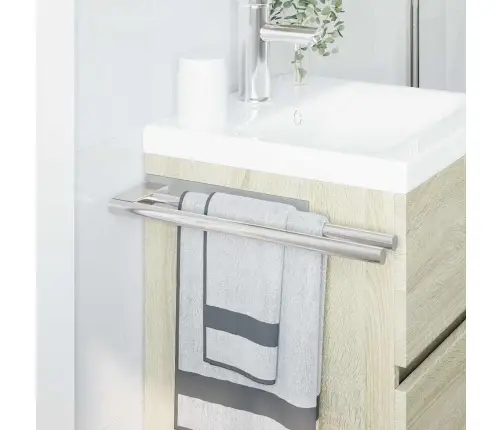 Rankšluosčių Stovas Sidabro 40 X 9 X 4 Cm Nerūdijantis Plienas