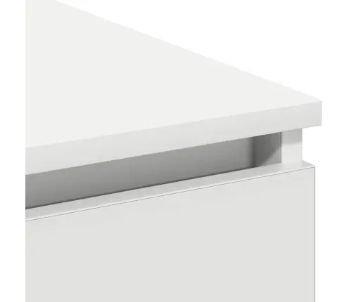 Led-Valgustusega Tv-Kapp Valge 180 X 38 X 49 Cm Tehispuit