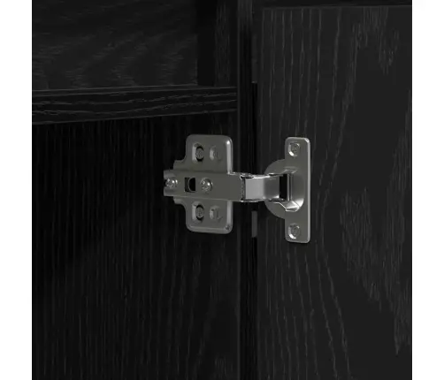 Televizoriaus Staliukas Su Led Juoda Ąžuolo 180 X 38 X 49 Cm