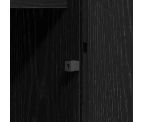 Televizoriaus Staliukas Su Led Juoda Ąžuolo 180 X 38 X 49 Cm