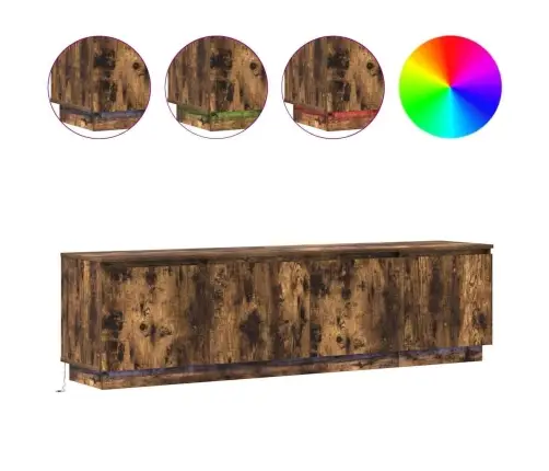 Telerikapp Suitsetatud Tamm 180 X 38 X 49 Cm Tehispuit