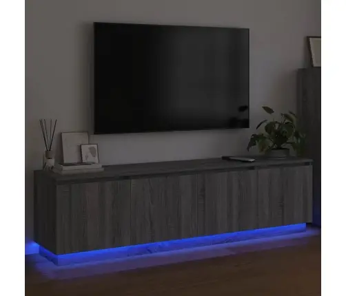 Televizoriaus Spintelė Pilkas Sonoma 180 X 38 X 49 Cm