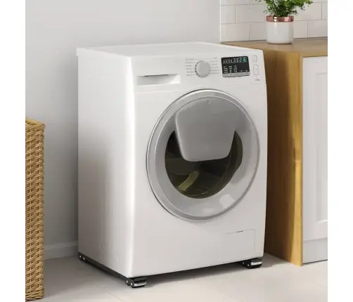 Veļas Mašīnas Bāze Ar Riteņiem 2 Gab. Garums 46-71 Cm 300 Kg Vidaxl