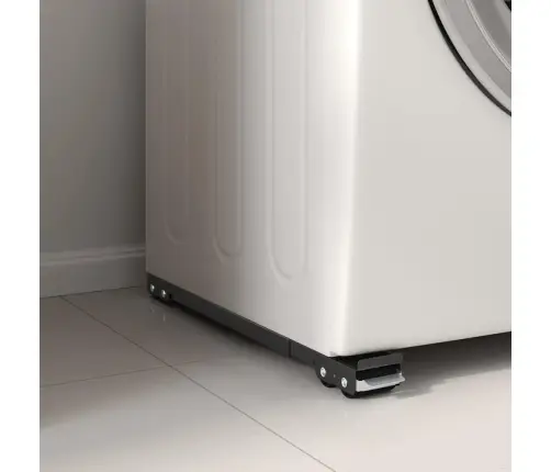 Veļas Mašīnas Bāze Ar Riteņiem 2 Gab. Garums 46-71 Cm 300 Kg Vidaxl