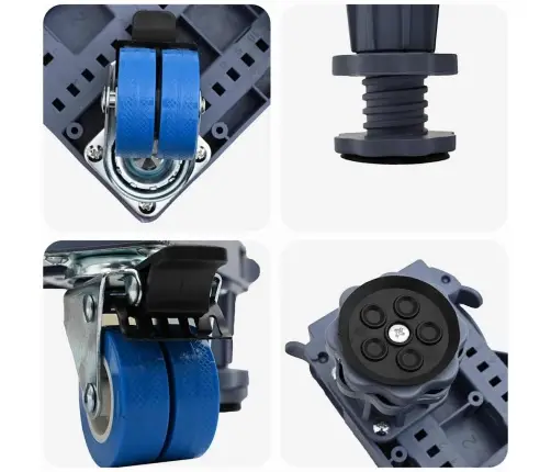 Veļas Mašīnas Bāze Ar Riteņiem Regulējama 350 Kg Vidaxl