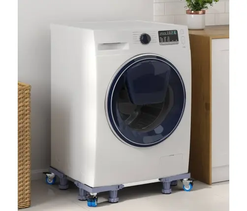 Veļas Mašīnas Bāze Ar Riteņiem Regulējama 350 Kg Vidaxl