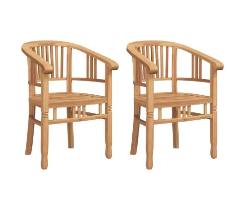Dārza Krēsli 2 Pcs Brūna 63 X 58 X 89 Cm Masīvs Tīkkoks Vidaxl
