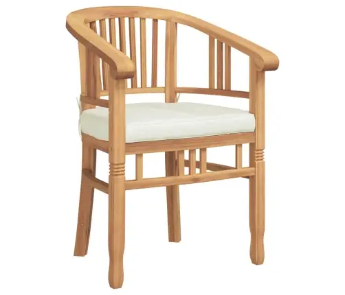 Sodo Kėdės 2 Pcs Ruda 63 X 58 X 89 Cm Tikmedžio Masyvas