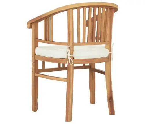 Sodo Kėdės 2 Pcs Ruda 63 X 58 X 89 Cm Tikmedžio Masyvas