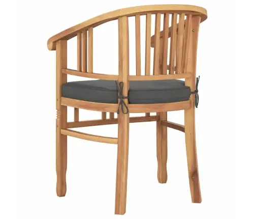Sodo Kėdės 2 Pcs Ruda 63 X 58 X 89 Cm Tikmedžio Masyvas