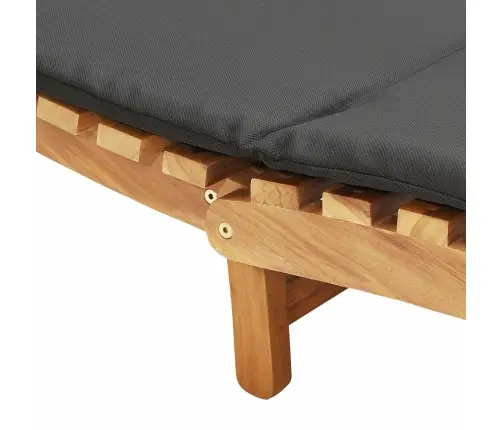 Aia Lamamistool Padjaga Pruun 198 X 55 X 58,5 Cm Tugev Teakpuit