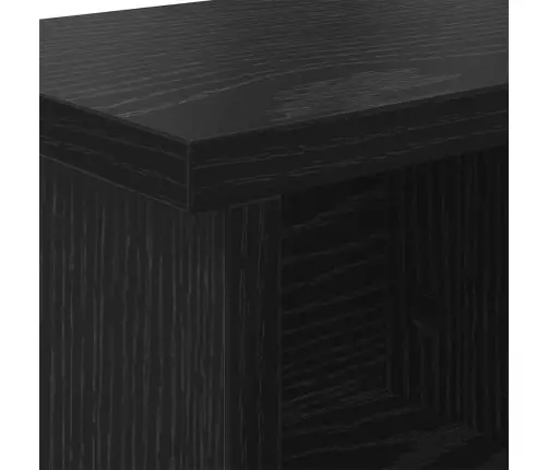 Sienas Pakaramais Melns Ozols 50 X 16 X 26 Cm Inženierijas Koks Vidaxl