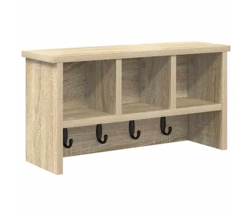 Seinale Kinnitatav Riidepuu Sonoma Tamm 50 X 16 X 26 Cm