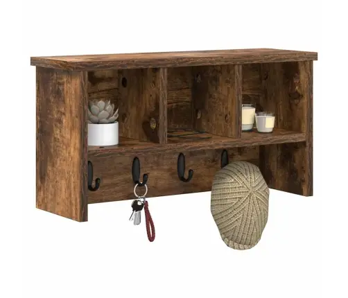 Prikabinamas Paltas Su Lentyna Dūminio Ąžuolo 50 X 16 X 26 Cm