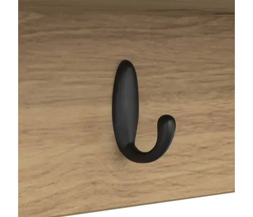 Sienas Pakaramais Ar Plauktu Amatnieku Ozola 50 X 16 X 26 Cm Vidaxl