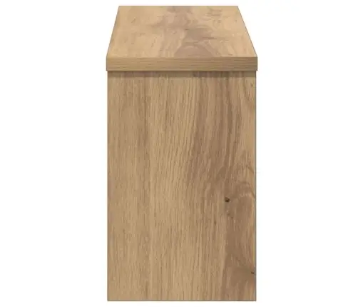 Sienas Pakaramais Ar Plauktu Amatnieku Ozola 50 X 16 X 26 Cm Vidaxl