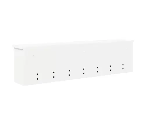 Sienas Pakaramais Balts 100 X 16 X 26 Cm Inženierijas Koks Vidaxl