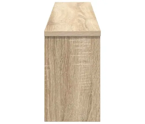 Sienas Pakaramais Ar Plauktu Sonomas Ozola 100 X 16 X 26 Cm Vidaxl