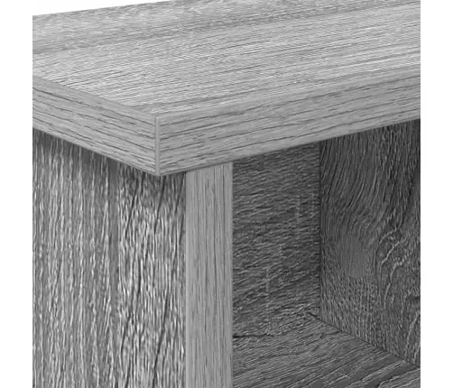 Sienas Pakaramais Pelēka Sonomas Ozola 100 X 16 X 26 Cm Vidaxl