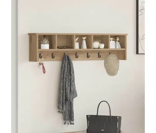 Seinale Kinnitatav Riidepuu Käsitöötamm 100 X 16 X 26 Cm