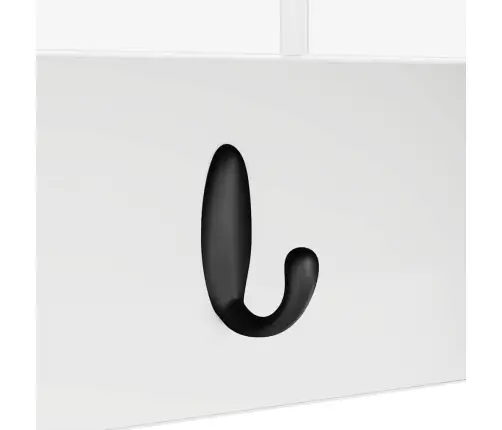 Sienas Pakaramais Balts 50 X 20 X 30 Cm Inženierijas Koks Vidaxl