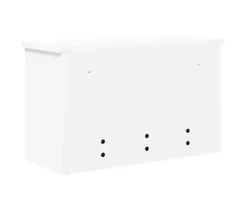 Sienas Pakaramais Balts 50 X 20 X 30 Cm Inženierijas Koks Vidaxl