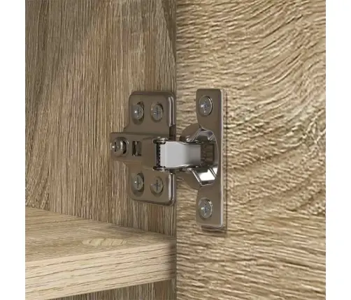 Sienas Pakaramais Ar Plauktu Sonomas Ozola 50 X 20 X 30 Cm Vidaxl