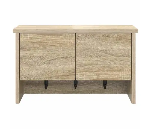 Sienas Pakaramais Ar Plauktu Sonomas Ozola 50 X 20 X 30 Cm Vidaxl