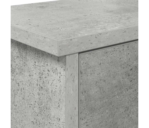 Sienas Pakaramais Ar Plauktu Betona Pelēka 50 X 20 X 30 Cm Vidaxl