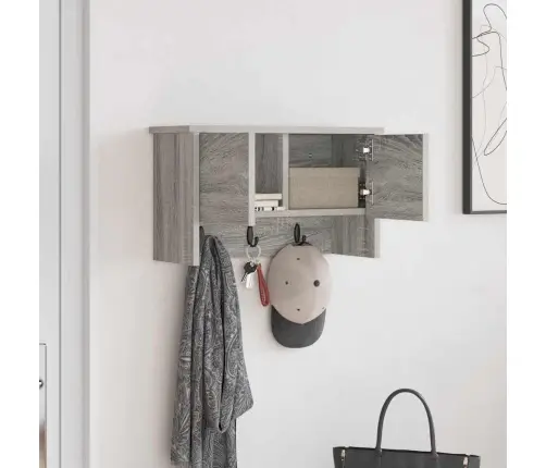 Sienas Pakaramais Pelēka Sonomas Ozola 50 X 20 X 30 Cm Vidaxl